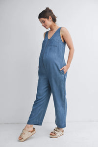 Cher Denim Jumper - Yo Mama Maternity