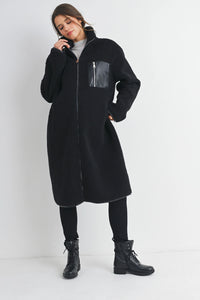 Louise Long Oversized Teddy Coat