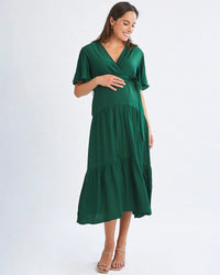 Cara Tiered Maxi Dress - Yo Mama Maternity