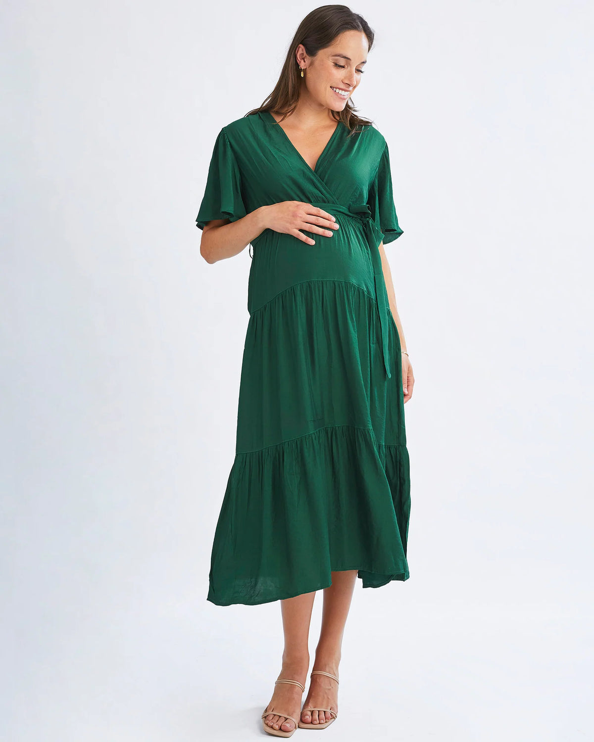 Cara Tiered Maxi Dress - Yo Mama Maternity