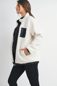 Aspen Short Teddy Fleece - Yo Mama Maternity