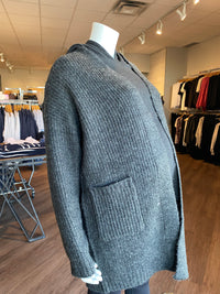 Open Cardigan w/ Front Pockets - Yo Mama Maternity