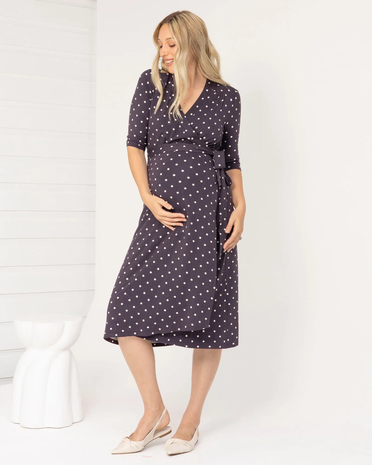 Eve Midi Wrap Dress