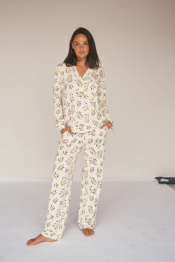 Olive Ladies Collared Set - Yo Mama Maternity