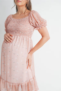Betty Floral Smocked Dress - Yo Mama Maternity