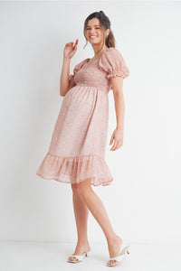 Betty Floral Smocked Dress - Yo Mama Maternity