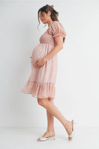 Betty Floral Smocked Dress - Yo Mama Maternity