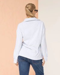 Delainey Snap Collar Sweatshirt