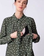 Polka Dot Shirt Dress