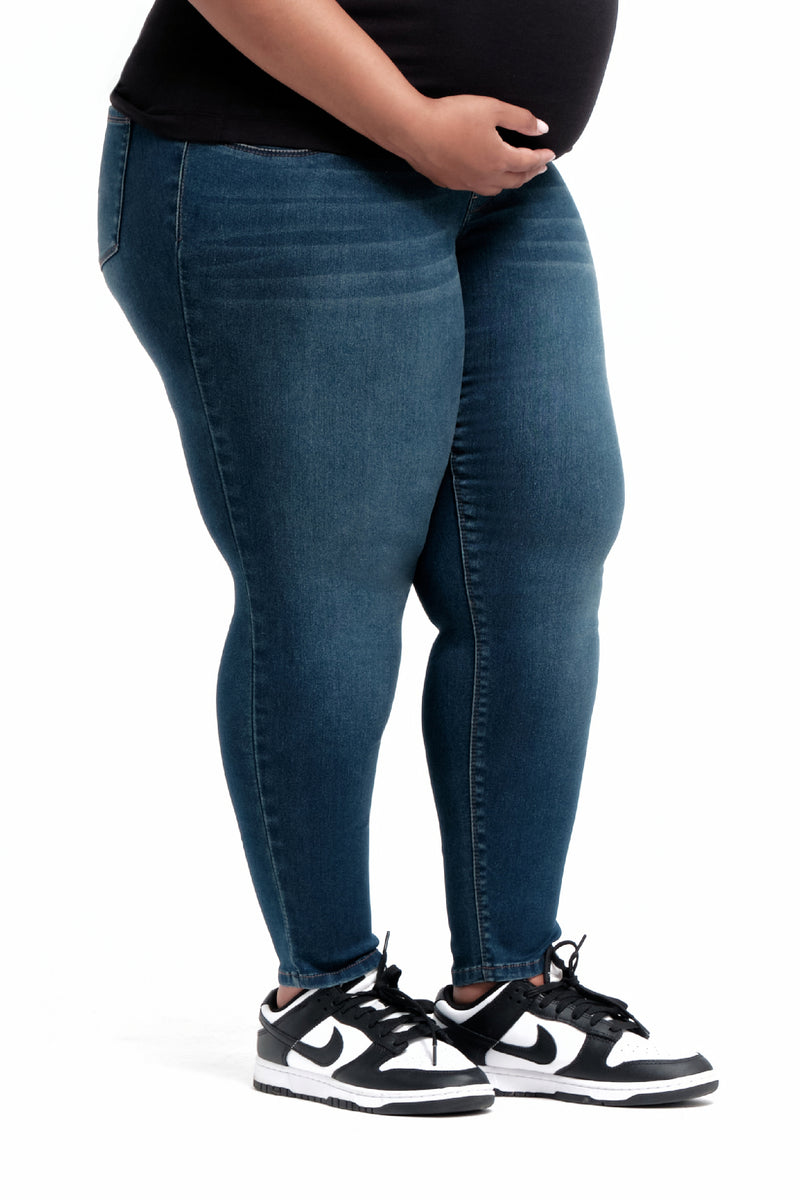 Butter Denim Plus w/ Panel - Yo Mama Maternity