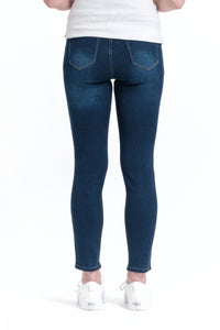 Butter Denim Over Bump Ankle Jean - Yo Mama Maternity