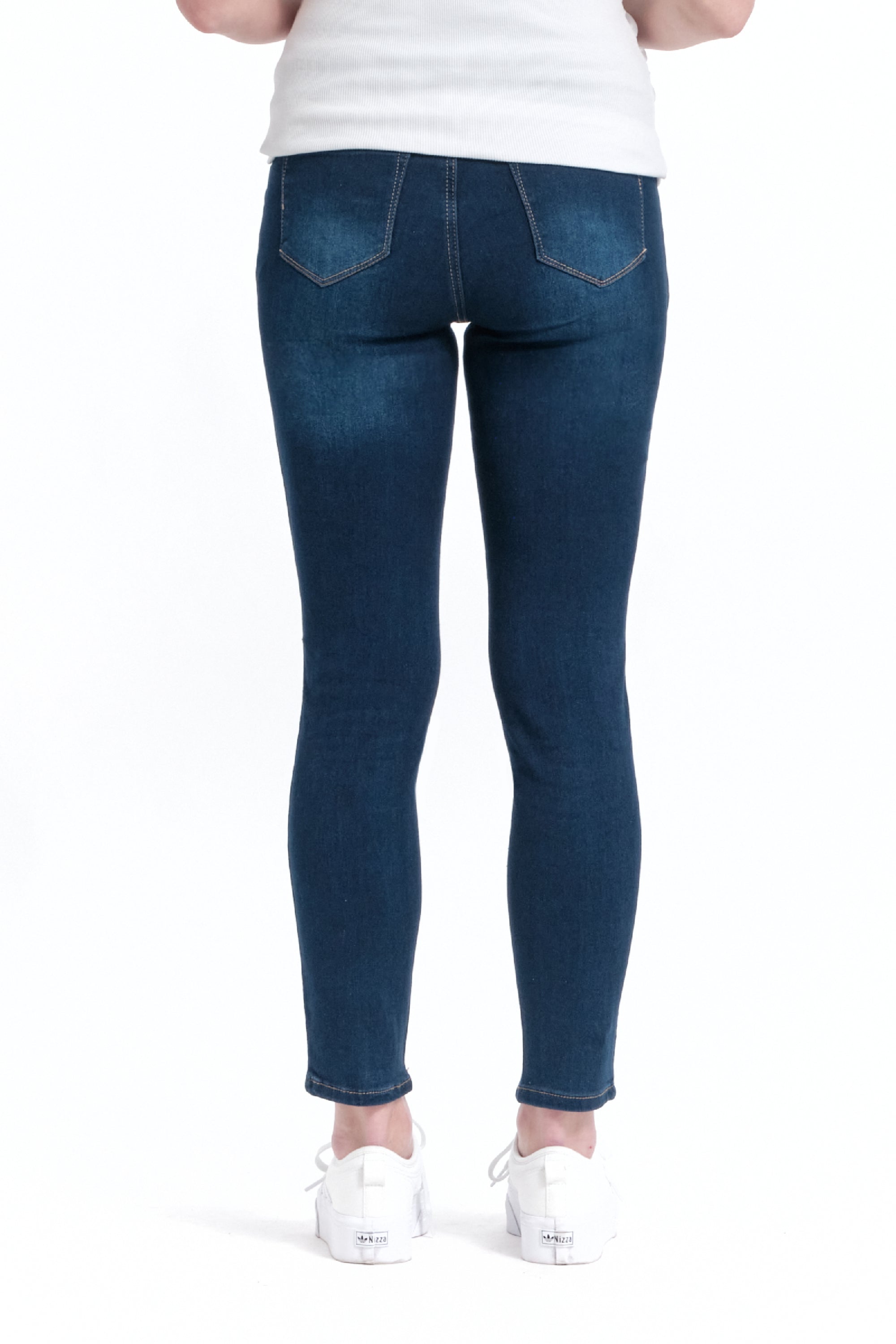 Butter Denim Over Bump Ankle Jean - Yo Mama Maternity
