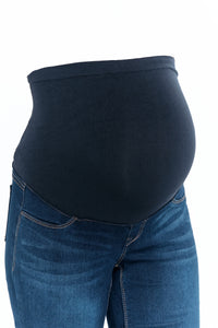 Butter Denim Over Bump Ankle Jean - Yo Mama Maternity