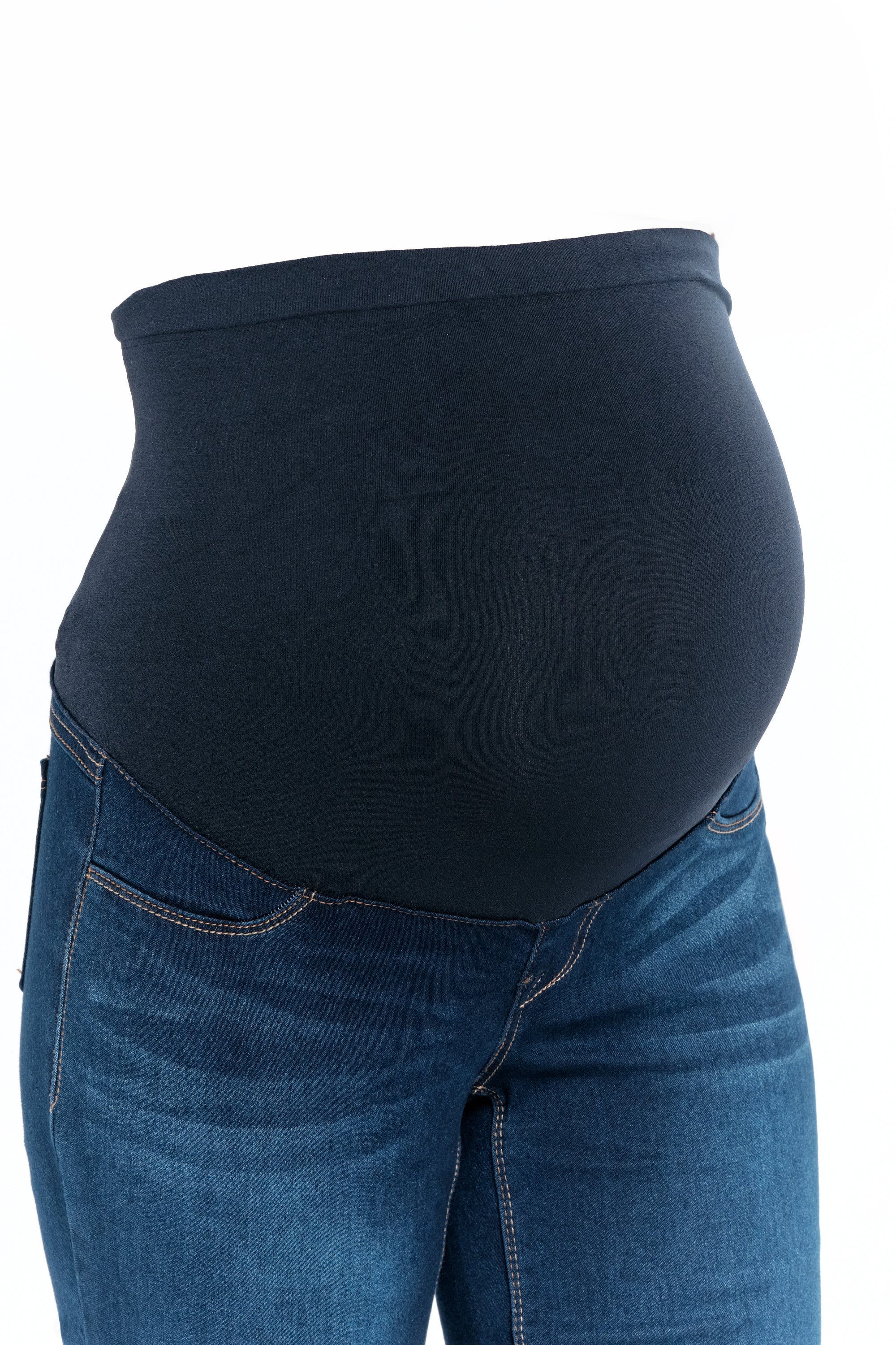 Butter Denim Over Bump Ankle Jean - Yo Mama Maternity