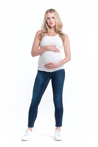 Butter Denim Over Bump Ankle Jean - Yo Mama Maternity