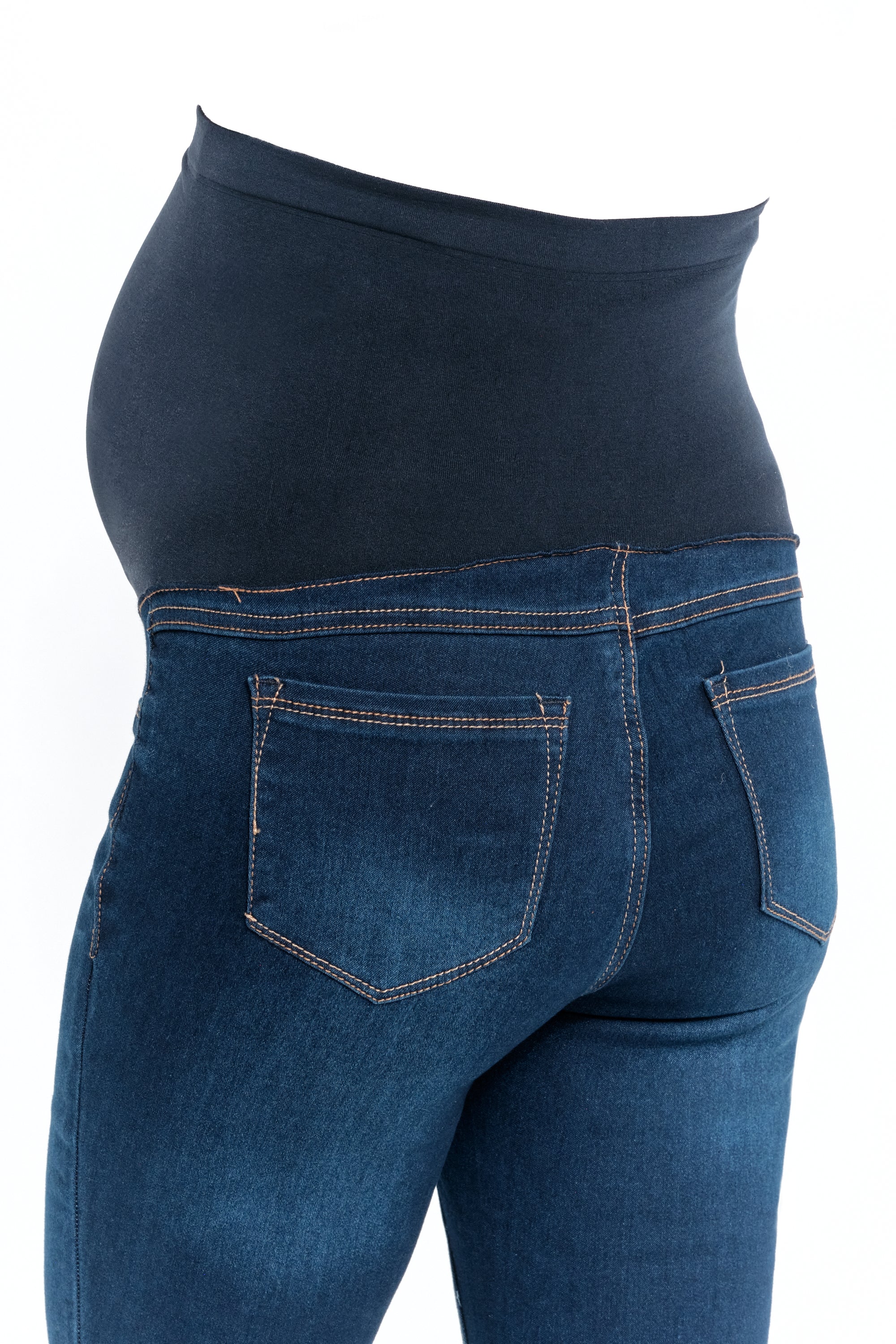 Butter Denim Over Bump Ankle Jean - Yo Mama Maternity