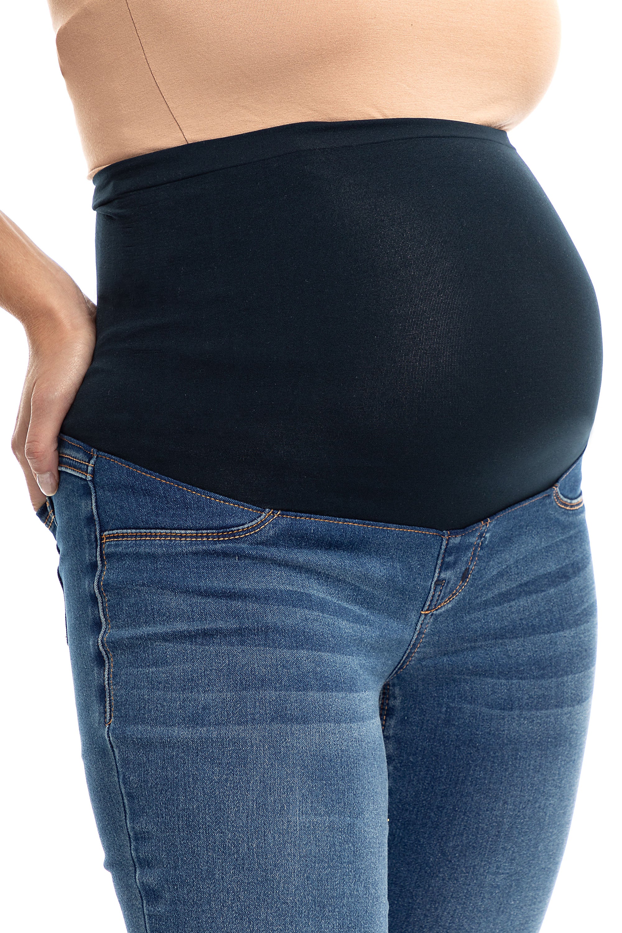 Butter Denim OB Long Length - Yo Mama Maternity