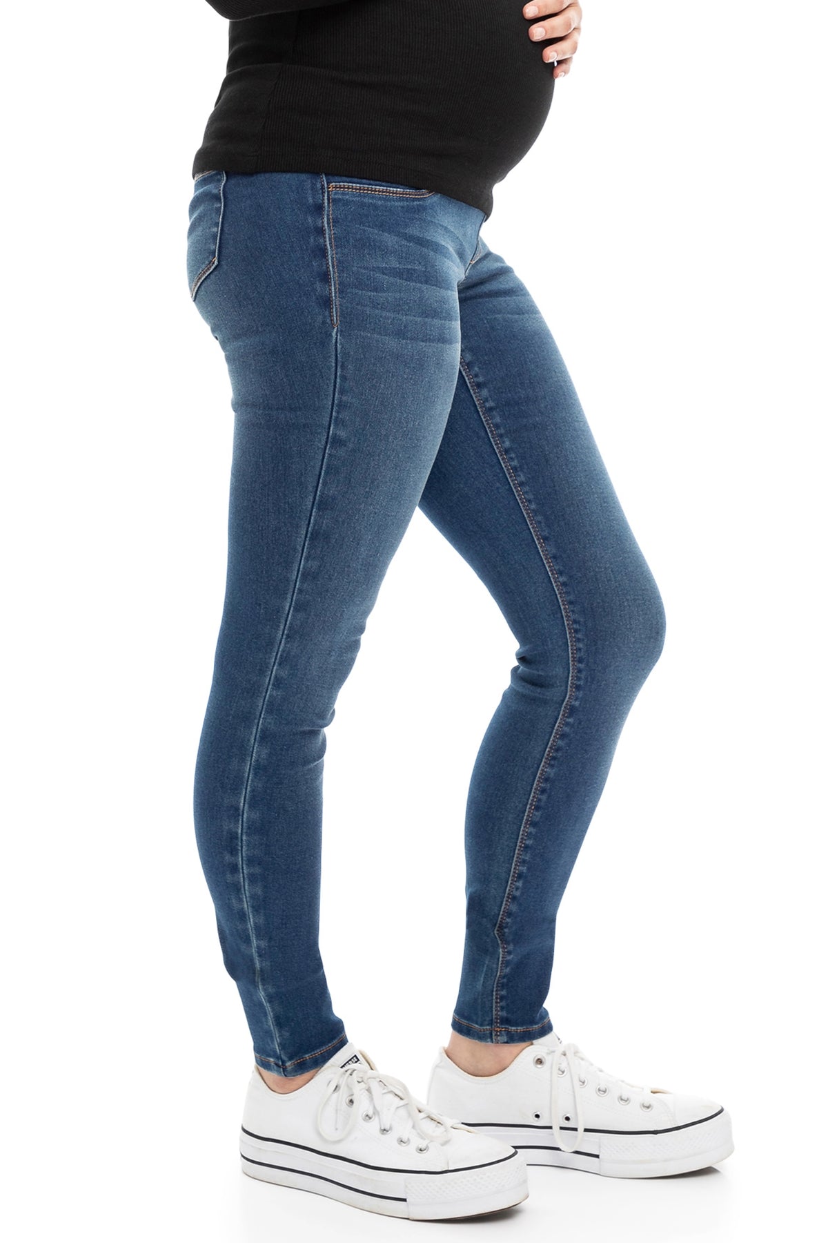Butter Denim OB Long Length - Yo Mama Maternity