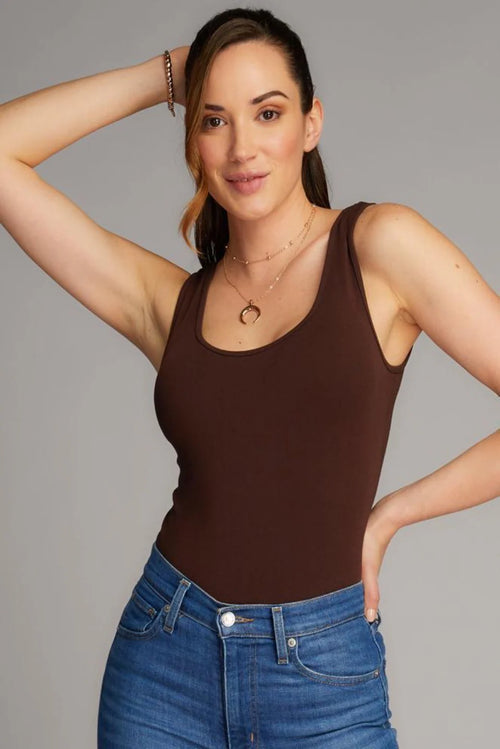 Bamboo Cotton Scoop Tank - Yo Mama Maternity