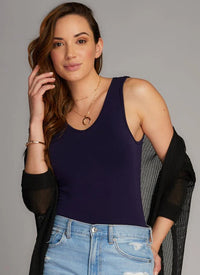Bamboo Cotton Scoop Tank - Yo Mama Maternity