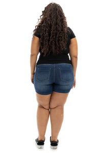Overbump Plus Size Denim Short - Yo Mama Maternity