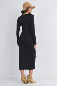 Celine Bodycon Long Sleeve Dress - Yo Mama Maternity