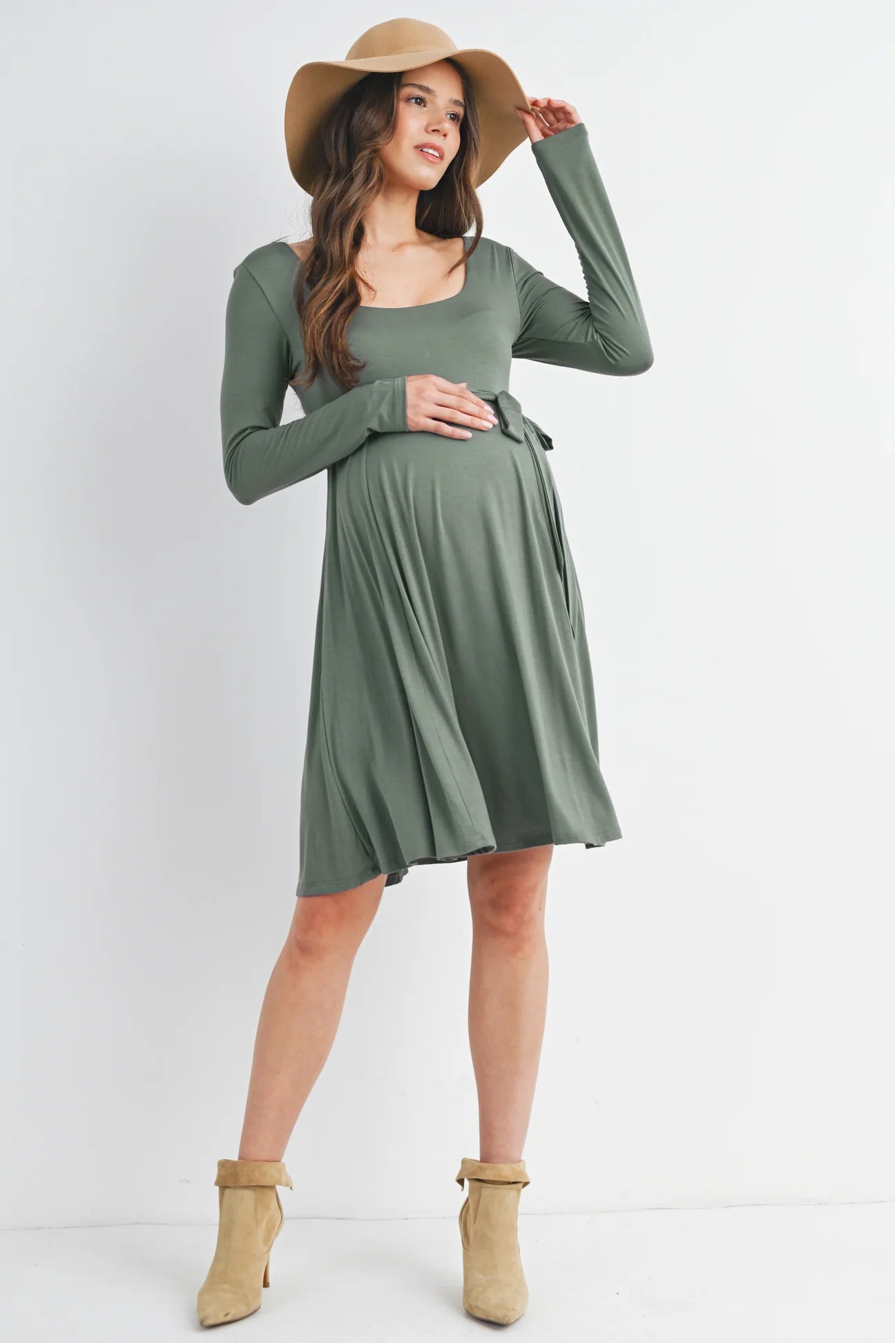Selena Aline Dress - Yo Mama Maternity