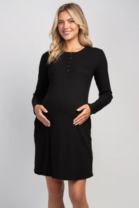 Hadley Henley Night Shirt - Yo Mama Maternity