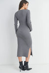 Laurel Knit Henley Dress