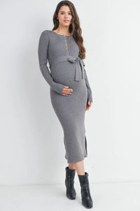 Laurel Knit Henley Dress