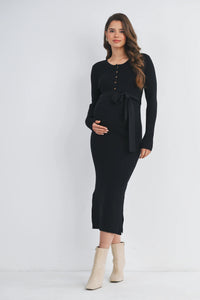 Laurel Knit Henley Dress