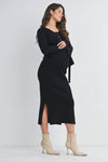 Laurel Knit Henley Dress