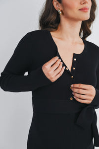 Laurel Knit Henley Dress