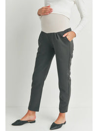 Charlie Tapered Pleated Pant - Yo Mama Maternity