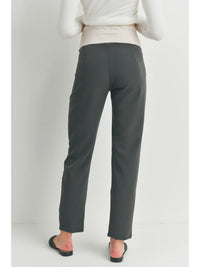 Charlie Tapered Pleated Pant - Yo Mama Maternity