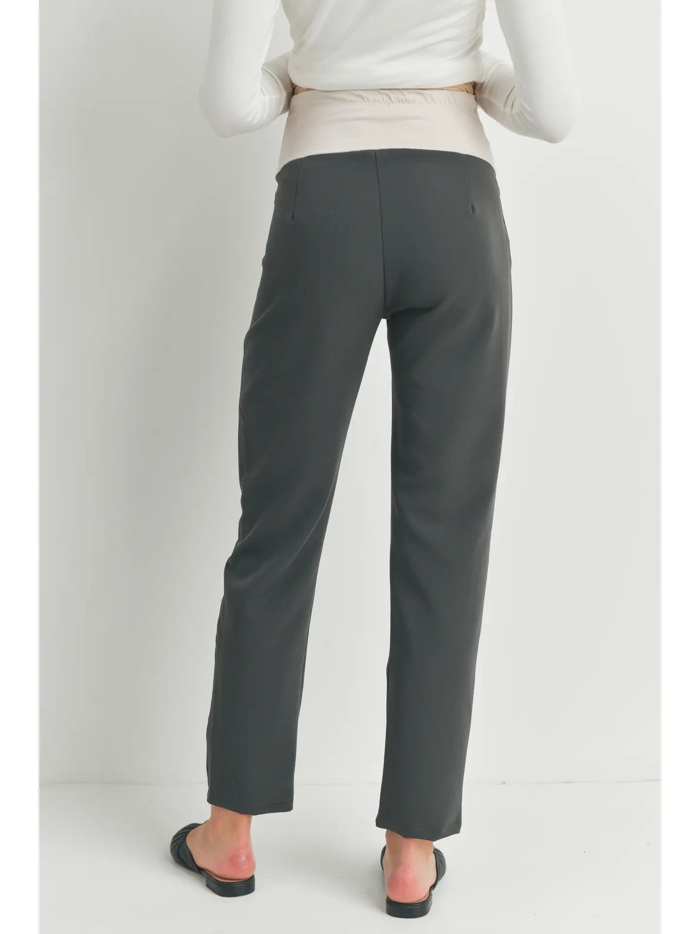 Charlie Tapered Pleated Pant - Yo Mama Maternity