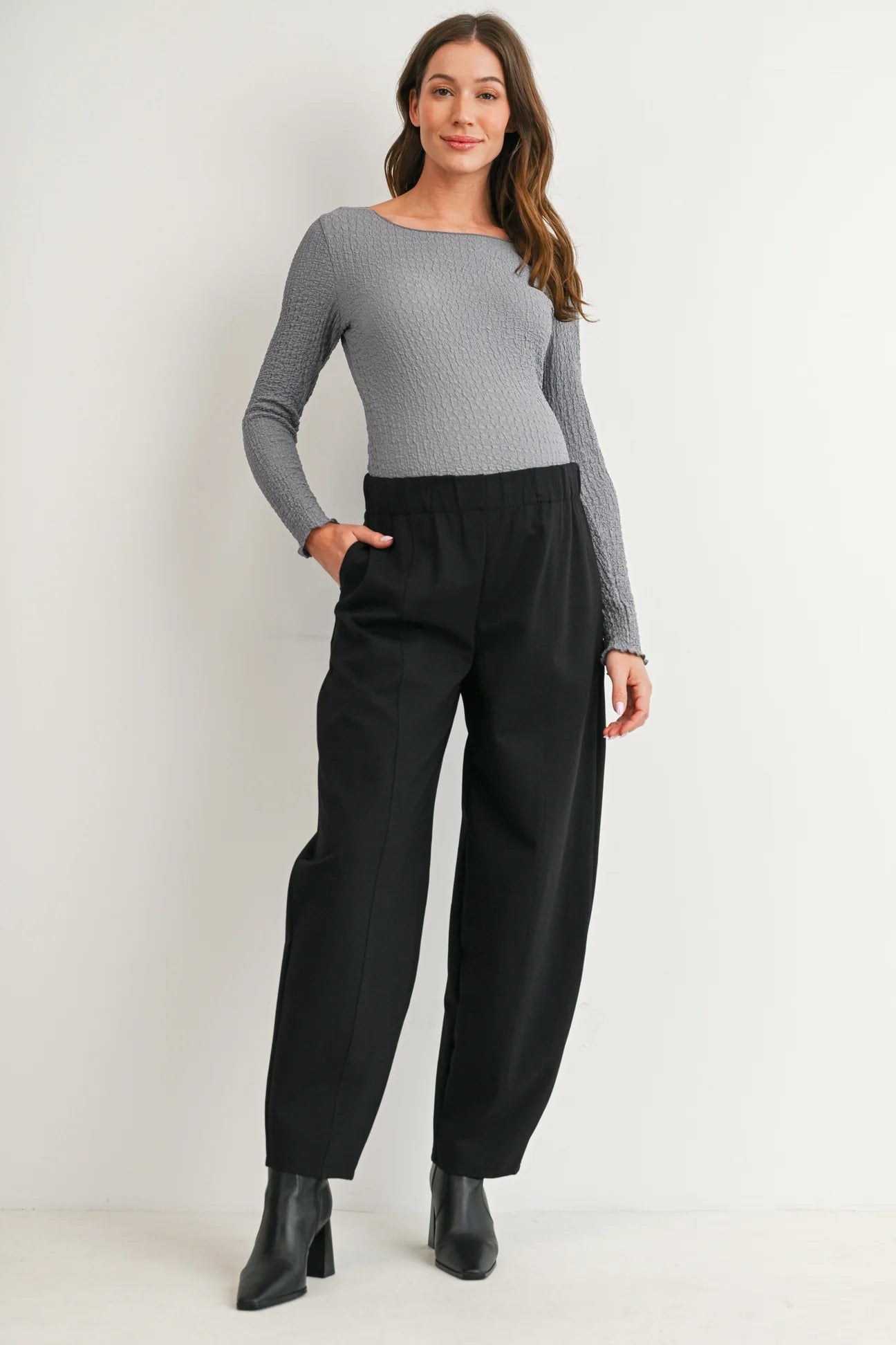 Kari Pull On Barrel Trouser