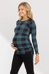 Plaid LS Adjustable Tee