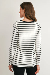 Carmen Stripe Nursing Tee