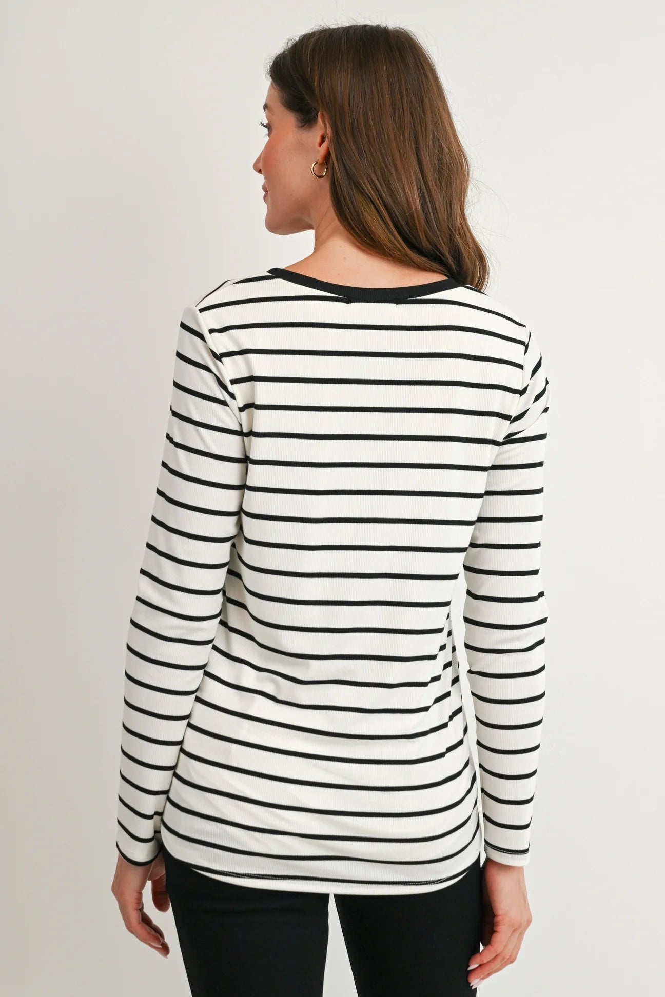 Carmen Stripe Nursing Tee