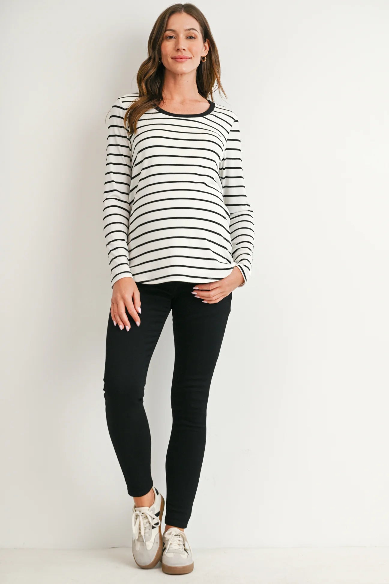 Carmen Stripe Nursing Tee