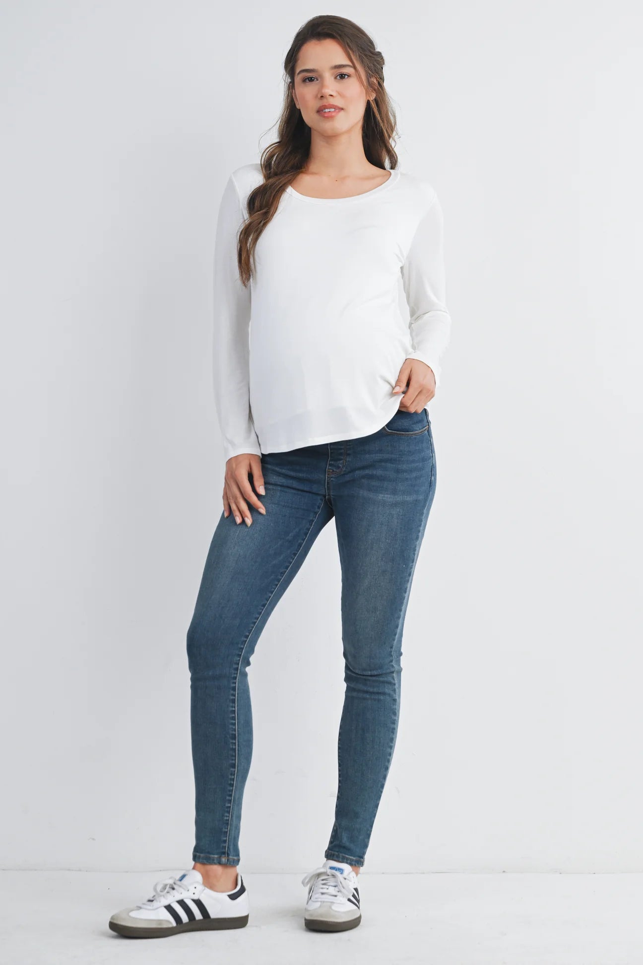 Leah LS Maternity & Nursing Tee - Yo Mama Maternity