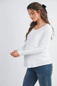 Leah LS Maternity & Nursing Tee - Yo Mama Maternity
