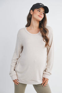 Amelia Banded Sweatshirt - Yo Mama Maternity