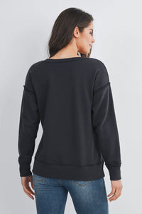 Audrey Front Pocket Top - Yo Mama Maternity