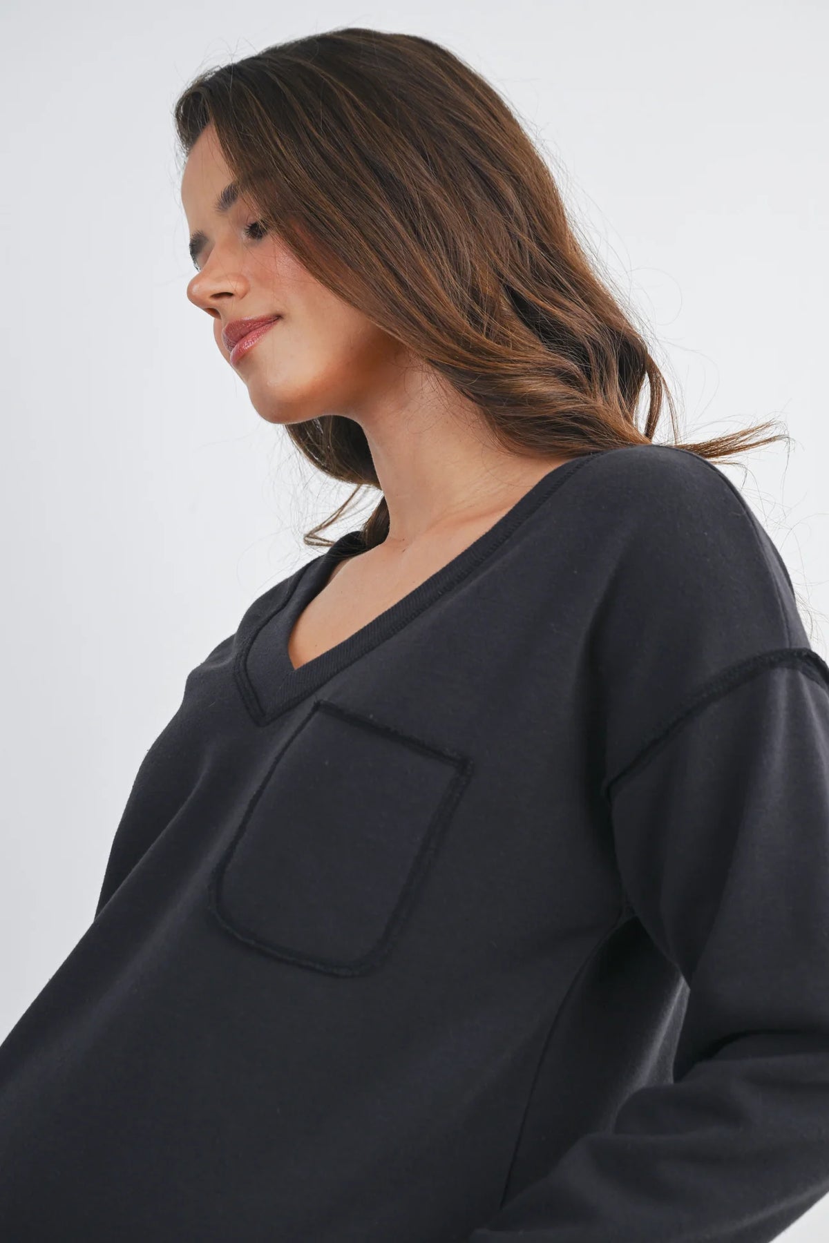 Audrey Front Pocket Top - Yo Mama Maternity