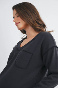 Audrey Front Pocket Top - Yo Mama Maternity