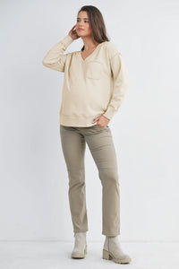 Audrey Front Pocket Top - Yo Mama Maternity