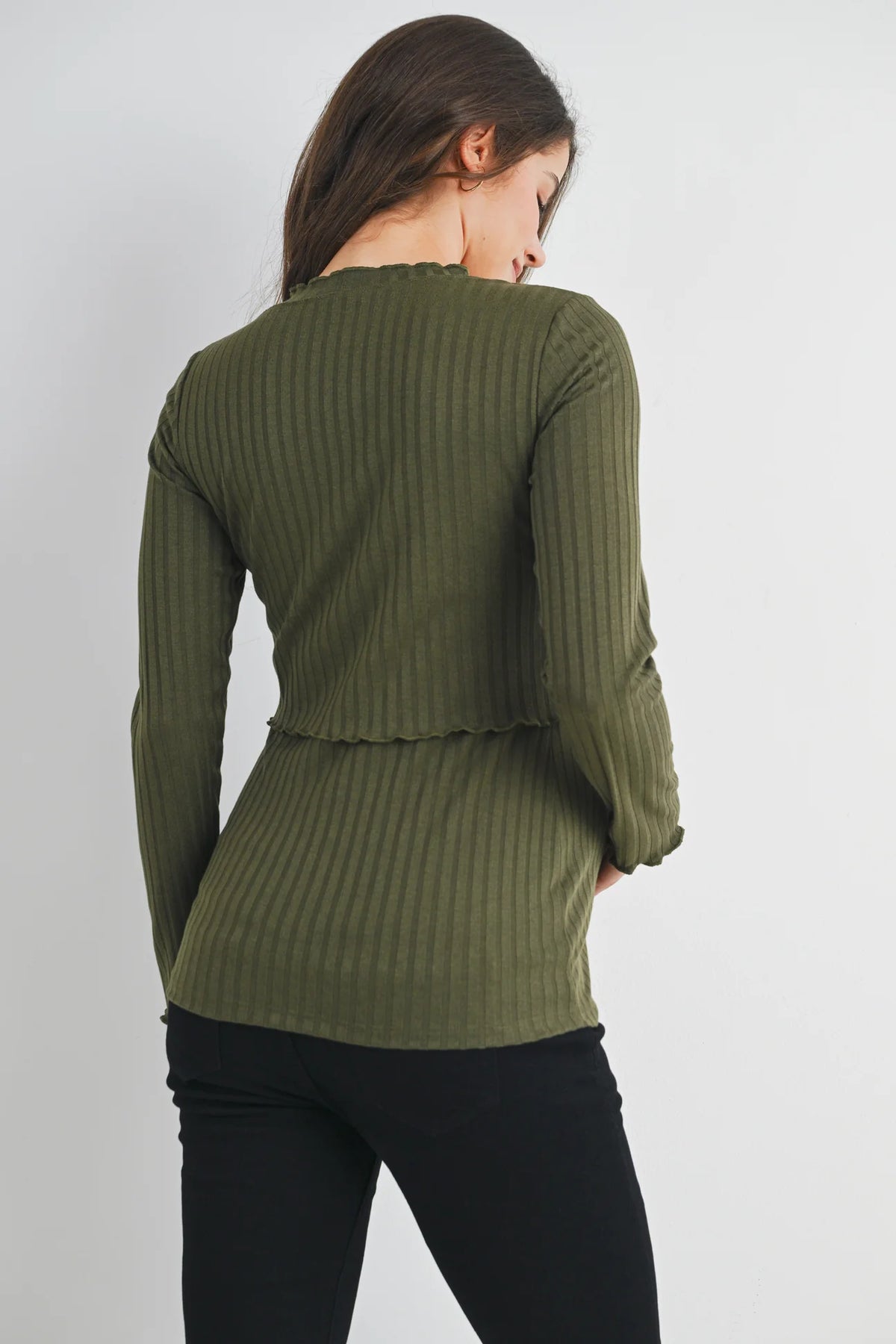 Verona Wide Rib Top - Yo Mama Maternity