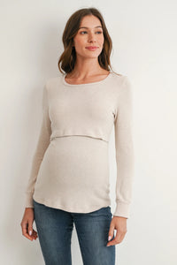 Anita Cozy LS Nursing Friendly Tee
